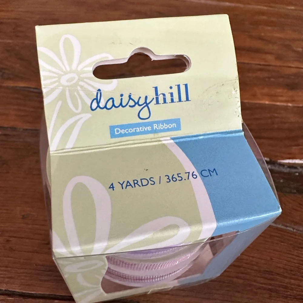 Daisy Hill Decorative Ribbon Baby Girl 912311 4 Yards Pink Purple